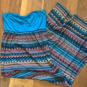 Roxy strapless summer dress 👗